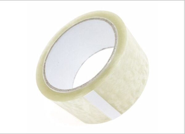 Clear packing tape 3" wide x 110 yards long, 2 mil thick